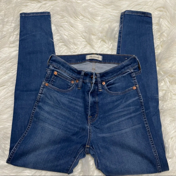 Madewell 9” High Rise Skinny Jeans Size 27 - Picture 3 of 7